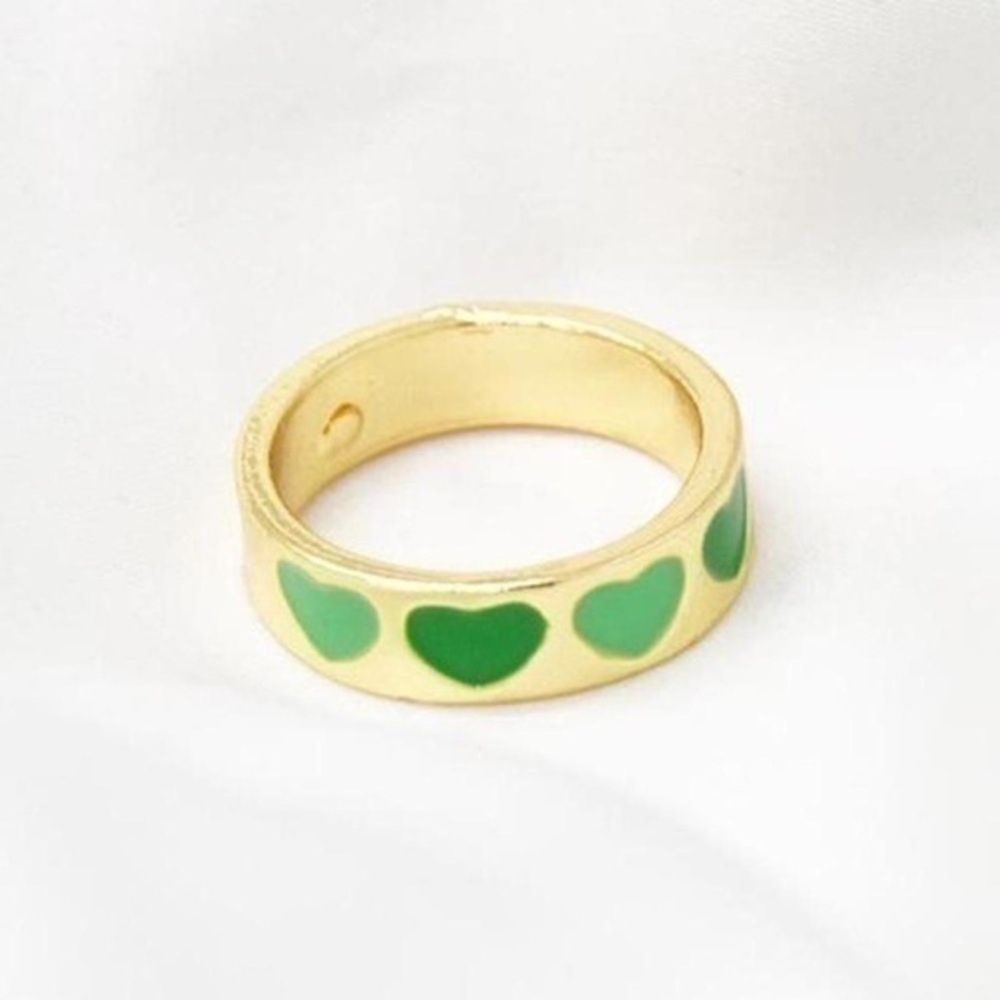 Green Heart Ring